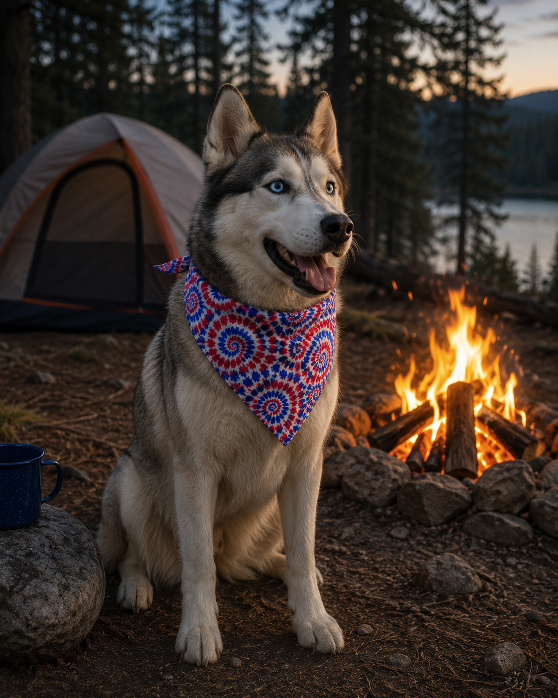 PRE-ORDER Red White & Blue Cooling Bandana