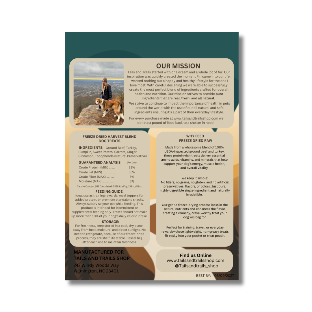 NEW! FREEZE DRIED HARVEST BLEND