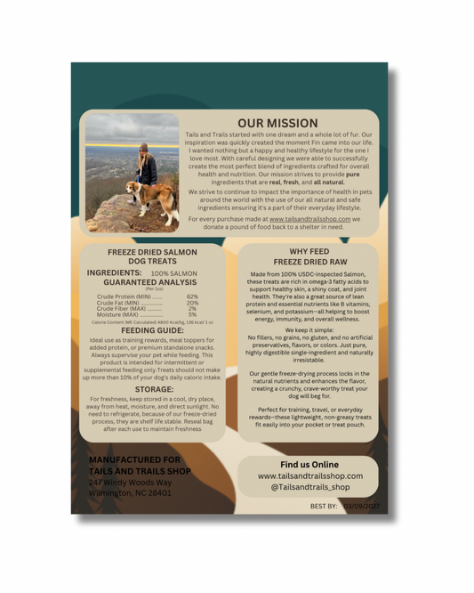 FREEZE DRIED SALMON TREATS