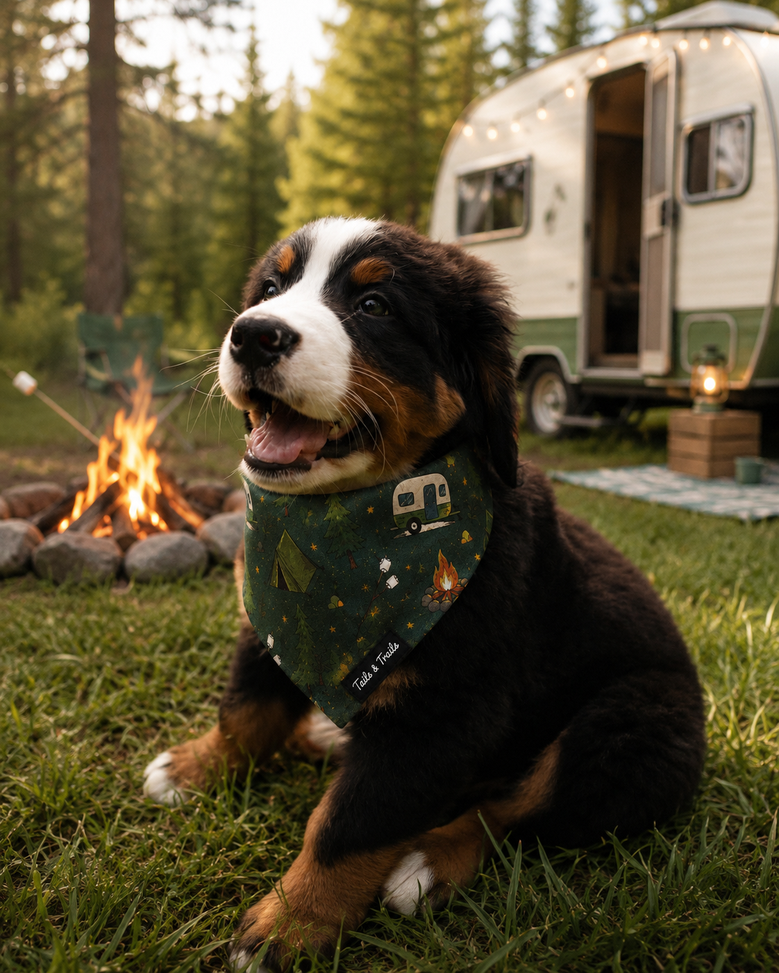 Happy Camper Bandana -PRE ORDER
