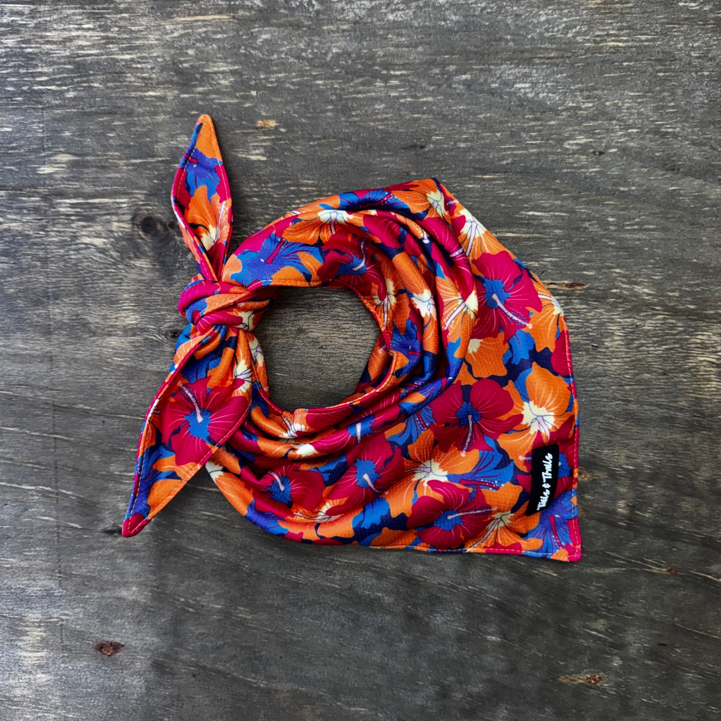Hibiscus Flower Bandana