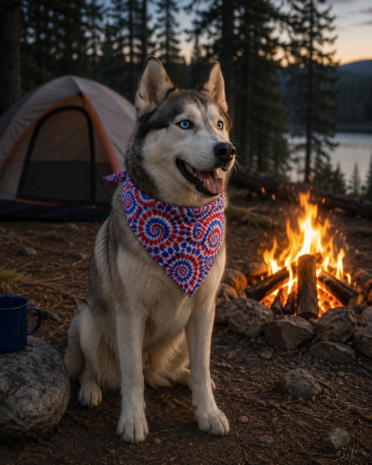 Red White & Blue Cooling Bandana