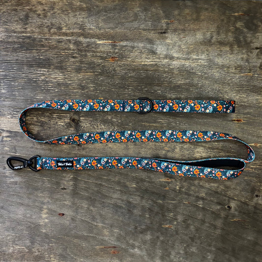 Double Handle Floral Trail Leash