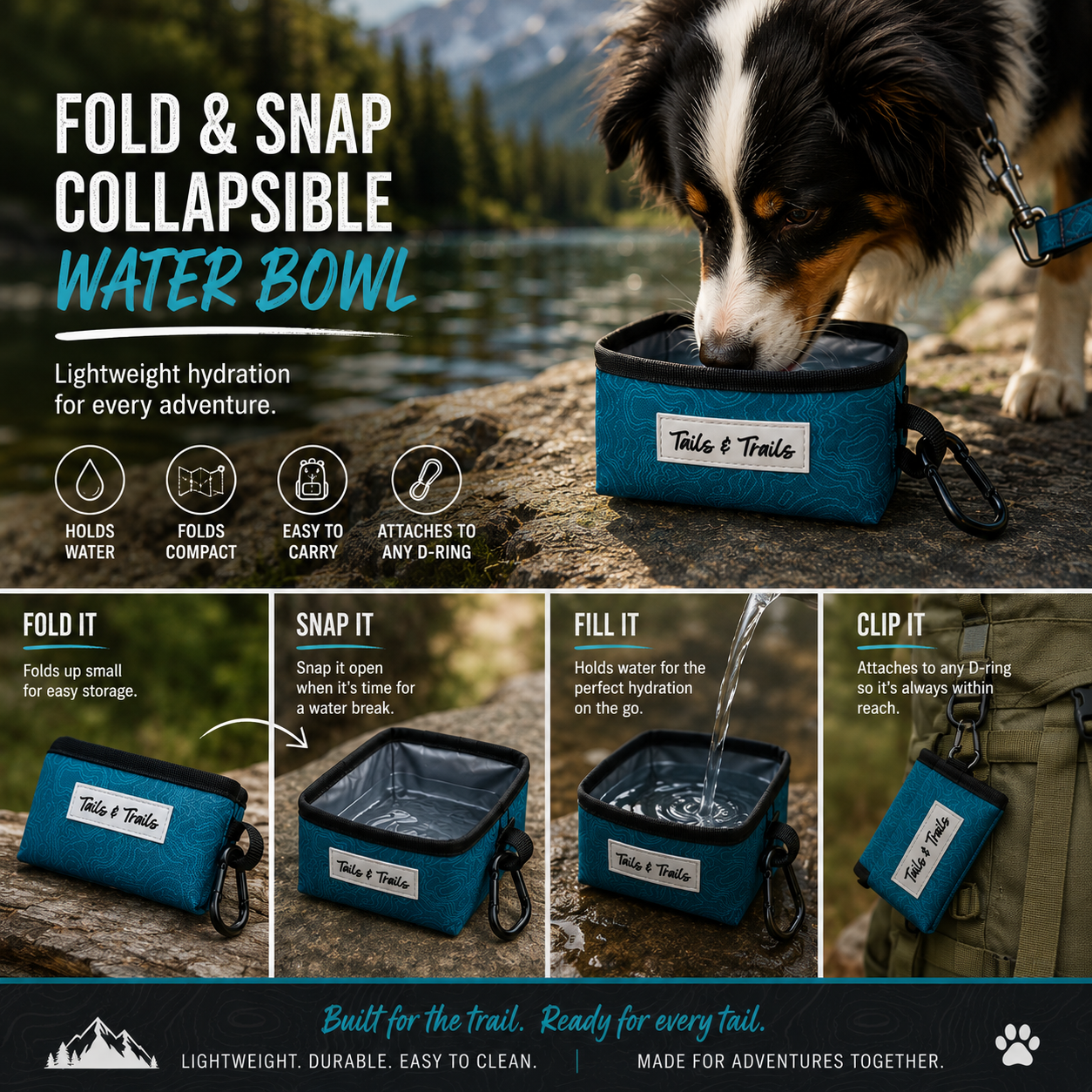 Collapsible Water Bowl
