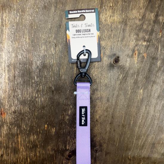 Double Handle Lilac Trail Leash