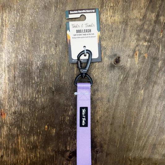 Double Handle Lilac Trail Leash